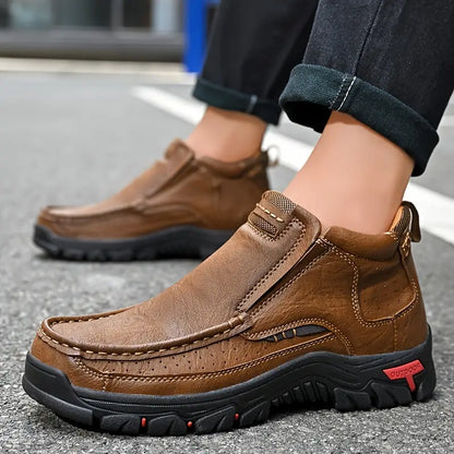 Last Day 50% OFF❤️ Waterproof Non-Slip Ankle Boots for Men – Comfort Orthopedic Outdoor Shoes