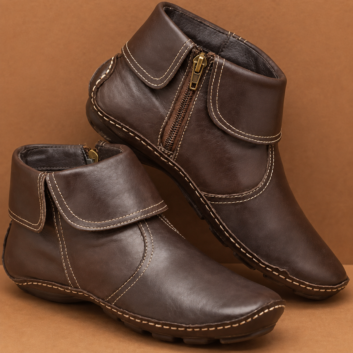 Marlowe™ Easy-Zip Roomy-Toe Ankle Boots