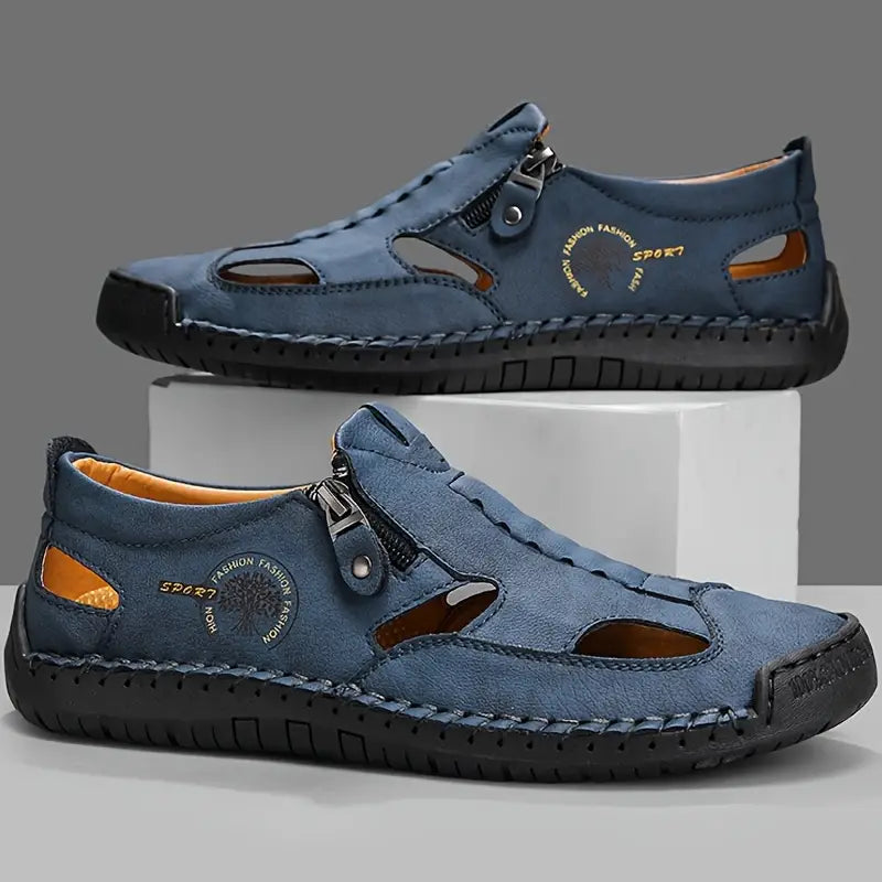 Last day 50% Off❤️ Men’s Orthopedic Leather Slip-on for Comfort Walking