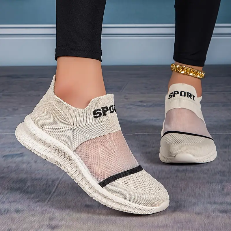 Last day 50% Off💕 Women's Breathable Slip-On Sneakers - Lightweight Casual Shoes with Ergonomic Arch Support