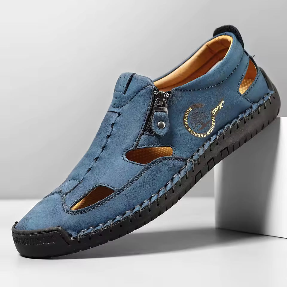 Last day 50% Off❤️ Men’s Orthopedic Leather Slip-on for Comfort Walking