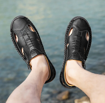 Last day 50% Off❤️ Men’s Orthopedic Leather Slip-on for Comfort Walking