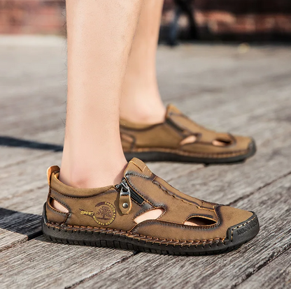 Last day 50% Off❤️ Men’s Orthopedic Leather Slip-on for Comfort Walking