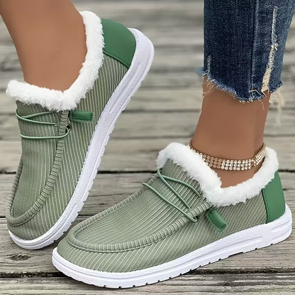 CozyStep™ Women’s Orthopedic Fur-Lined Slip-On Shoes